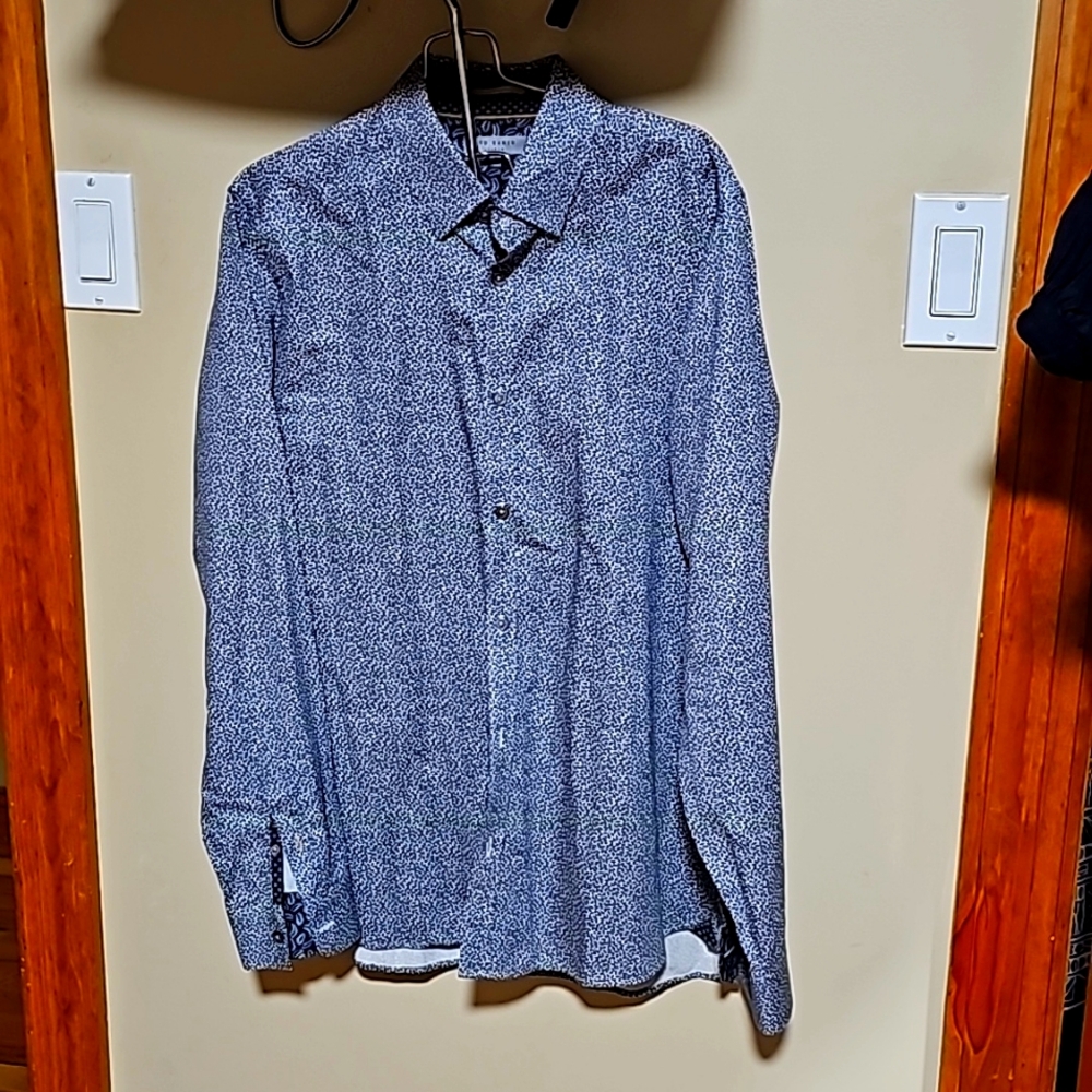 Ted Baker London Men's Shirt Size 3 (sx-s)
